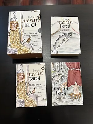 THE MERLIN TAROT BOOK Unused JOURNAL & Sealed 78 TAROT CARD Deck IN SLIPCASE • $69.99