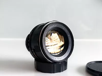 Super Takumar 55mm F1.8 Lens M42 Mount Asahi Opt Co W Caps - Working Condition • £30.50