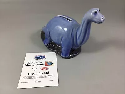 Wade Dinosaur Money Box~Brontosaurus ~Limited Edition 500~Certificate .VGC • £25