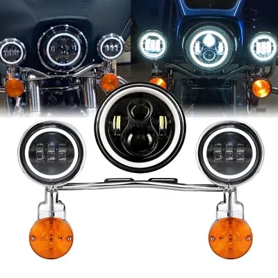 7  LED Headlights & Fog Passing Light For Suzuki Boulevard C50B C50C C50T C90 • $195.99