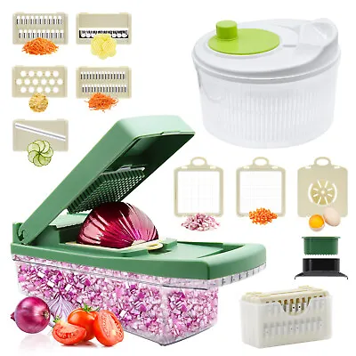 Vegetable Fruit Chopper Cutter Food Onion Veggie Dicer Removable Slicer Kitchen • $15.99