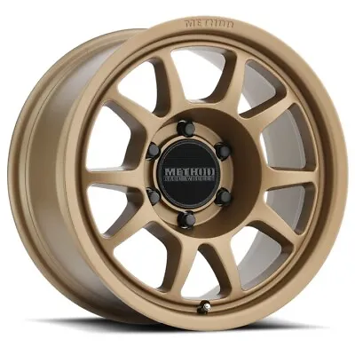 17x7.5 Method MR702 Bronze Wheels 5x130 (50mm) Set Of 4 • $618