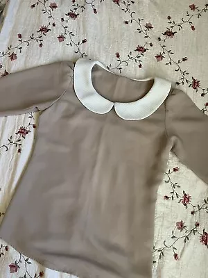 $12 • Buy Peter Pan Collar Blouse Womens