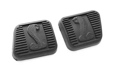 1979-1993 Ford Mustang SVT Clutch & Brake Pedal Rubber Pads Cobra Snake Logo • $27.51