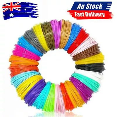 200M 20 Colours 3D Pen Filament PLA 1.75mm Plastic Rubber Printing Filaments SYD • $13.85