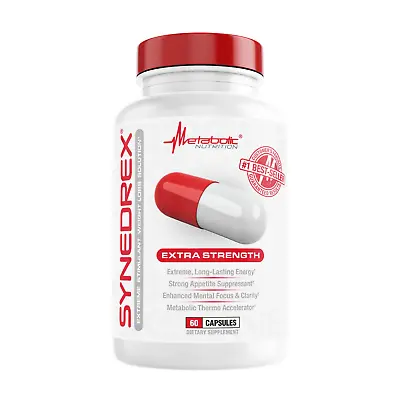 AUTHENTIC Synedrex Fat Burner Weight Loss Energy - 60 Capsules Exp 01/2026!! • $35.79