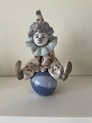 Lladro  Having A Ball  Clown Figurine  No. 5813 Retired Mint • £60