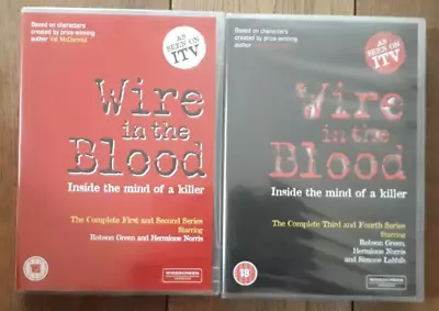 £6.49 • Buy WIRE IN THE BLOOD - Series 1/2/3/4 - 9 Discs - 2006 ITV - Region 2 Dvd - Vgc