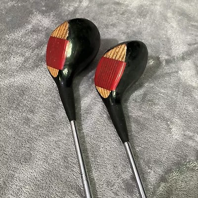 Ping Karsten I Vintage Golf Clubs - 3 Wood & 4 Wood  Steel Shaft • $24.99