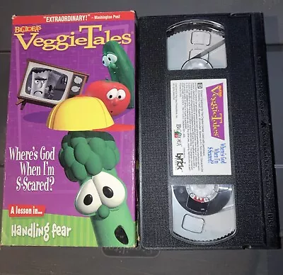 VeggieTales - Wheres God When Im S-Scared (VHS 1998) • $9.90