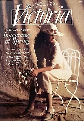 January 1990 VICTORIA Magazine Volume 4 No.1 Acceptable Condition • $12