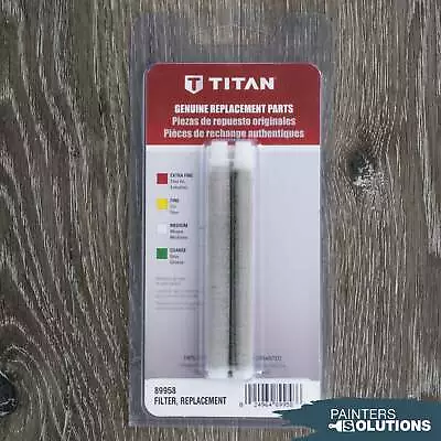 Titan 0089958 Med 50 Mesh White Airless Spray Gun Filter (2pk) • $19.99