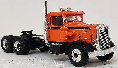 Brekina (HO) 85755 Peterbilt 281 (1955) Semi Tractor - Orange/Black • $31.95