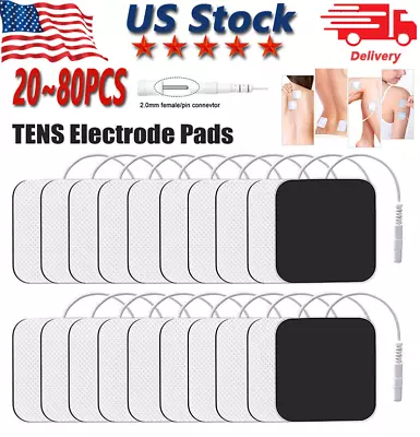 120TENS Electrode Pads EMS Replacement Unit 7000 3000 2x2 Muscle Stimulator BULK • $10.45