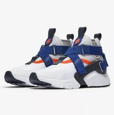 £69.56 • Buy Nwob Nike Womens Air Huarache City Ah6787-100 Size 5 Youth 3.5 White Blue Pink