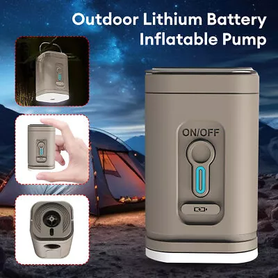Cordless Electric Inflator For Camping Mattress And Outdoor Air Vacuum Pump • $20.22