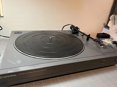 Vintage Mitsubishi Direct Drive Electric Turntable Model M-L3320 • $125