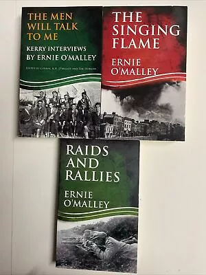 Lot Of 3 L O’Malley/Irish L The Singing Flame L Raids And Rallies L The Men Will • $14.95