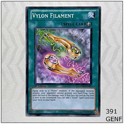 Vylon Filament - GENF-EN057 - Common 1st Edition Yugioh • $1.63