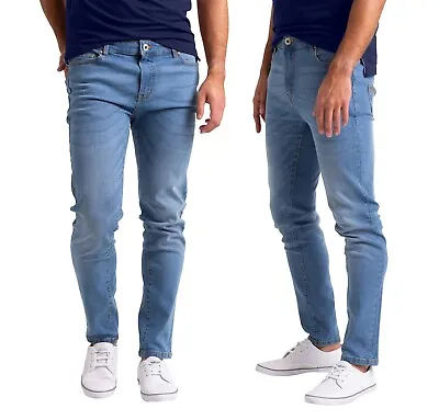 Men's Skinny Stretch Denim Slim Fit Jeans • $23.29
