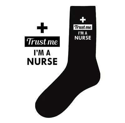 £6.99 • Buy NOVELTY SOCKS Trust Me I'm A NURSE  Birthday Gift Idea DOCTOR DENTIST GRADUATE