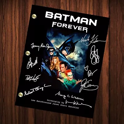 Batman Forever Autographed Signed Script Reprint Bruce Wayne Cast Signed  • $24.99