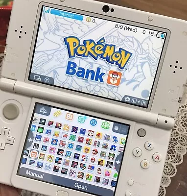 Nintendo 3DS XL White + All DS GB/A 3DS Pokémon Games And Others • $750