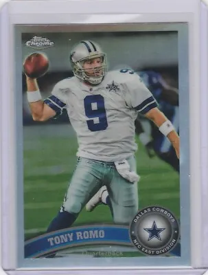 $2.50 • Buy 2011 Topps Chrome Refractor Tony Romo #160