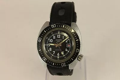 1960's ANKER KH German Diver Diving Wrist Watch RARE • $250