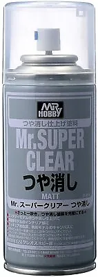 Mr. Hobby B514 Mr. Super Clear Flat Matt Top Coat Spray Paint 170ml - US • $16.95