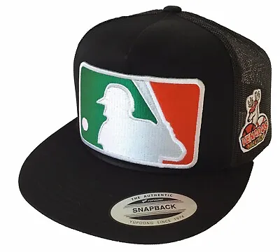 Logo De Béisbol Venados De Mazatlan 2 Logos Hat Black Mesh Logo Federal Chapo • $18