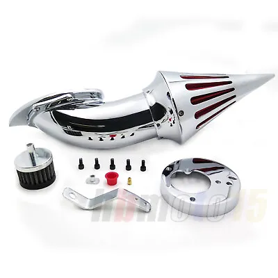 Air Cleaner Intake Filter Kit Spike Chrome For Honda Vtx1300 Vtx 1300 1986- 2012 • $96.35