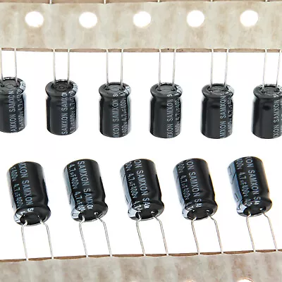 4.7uf 400V Electolytic Capacitors Radial 8mmx12mm 105°C Pack Of 50 • $9.75