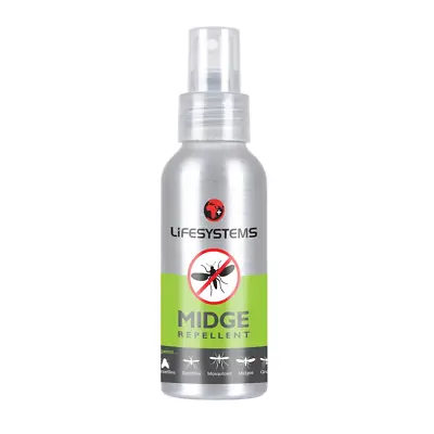 £9.99 • Buy Lifesystems DEET Free Sensitive Saltidin Midge Insect Repellent Spray 100ml