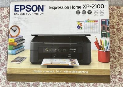 $45 • Buy Epson Expression Home Printer XP2100 3-in-1 Inkjet Wireless WiFi Pickup Only