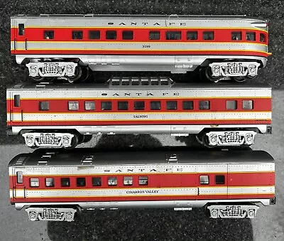 K-line Santa Fe #3199 Streamliner Passenger Cars Lot Of Three Nice Shape • $84.99