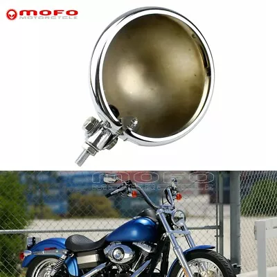 Motorcycle Headlight Bucket Universal 5.75  Round Head Lamp For Harley Dyna Fxd • $36.85