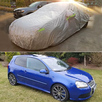 Car Cover Outdoor Waterproof Snow Dust Scratchproof For Volkswagen Golf R32 MK5 • $55.11