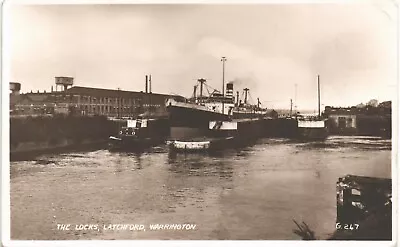 Latchford Warrington. The Locks # G.247 By Valentine's. Manchester Ship Canal. • £9.50