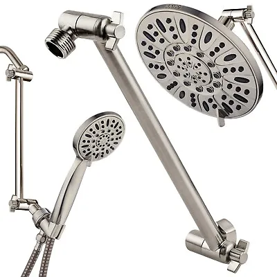 $21.87 • Buy Hotel Spa 11  Solid Brass Adjustable Shower Extension Arm, Brushed Nickel