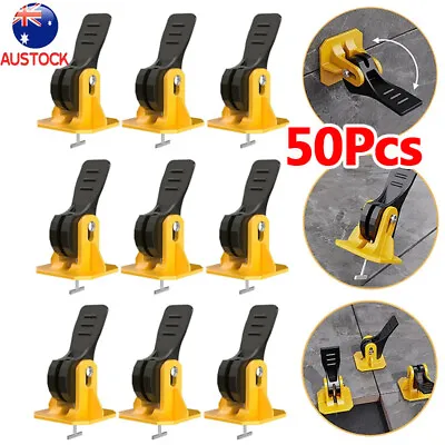 50PCS Tile Leveling System Clip Wrench Wedge Spacer Tiling Tool Floor Wall Plier • $13.99