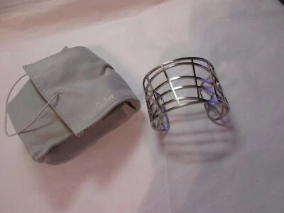 £29.99 • Buy Calvin Klein Openwork Cuff/bangle   Silver Toned   See Description