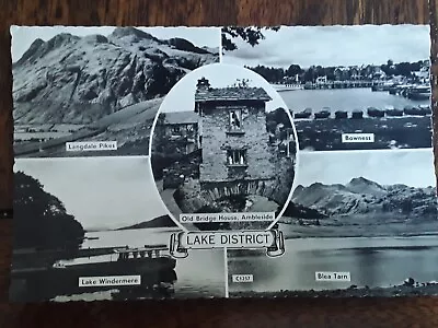 Lake District Multiview Postcard Posted 1962 • £2.75