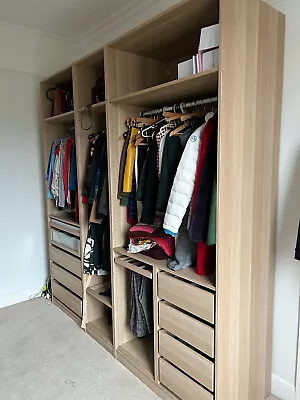 £400 • Buy  IKEA Pax Wardrobe Frame, Brown, Used For 6 Months
