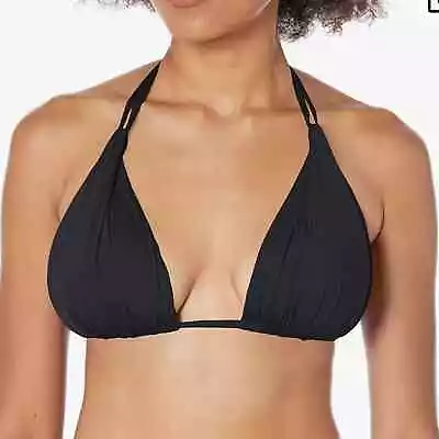 La Blanca Black Triangle Bikini Swim Suit Top Size Medium NWOT • $20