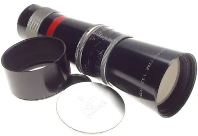 Macro-Yvar 1:3.3 F=150mm C-mount Lens Micro 4/3 Black Magic 3.3/150mm Cap Hood • $1499