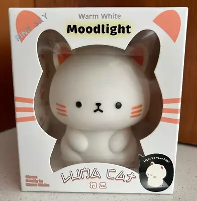 Pink Sky LUNA CAT Mood Light (Warm White) NEW ANIME STYLE NIGHT LIGHT SOFT WHITE • $21