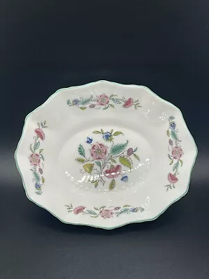 Vintage Minton 1793  Bone China England Haddon Hall Pattern Floral Chintz Dish! • $12