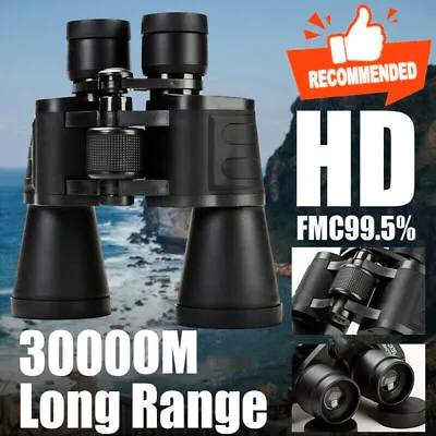 180x100 High Power Military Binoculars Day Vision BAK4 Waterproof Hunting +Case • $29.99