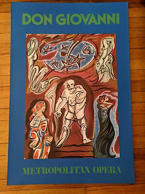 Andre Masson Don Giovanni (Metropolitan Opera) Poster • $50